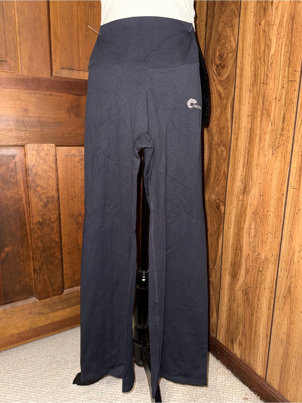 Nerf Black High-Rise Wide-Leg Leggings
